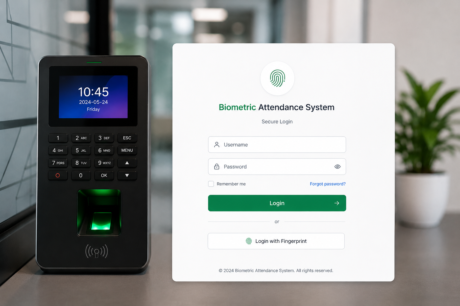 Biometric Attendance